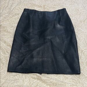 Vintage leather skirt